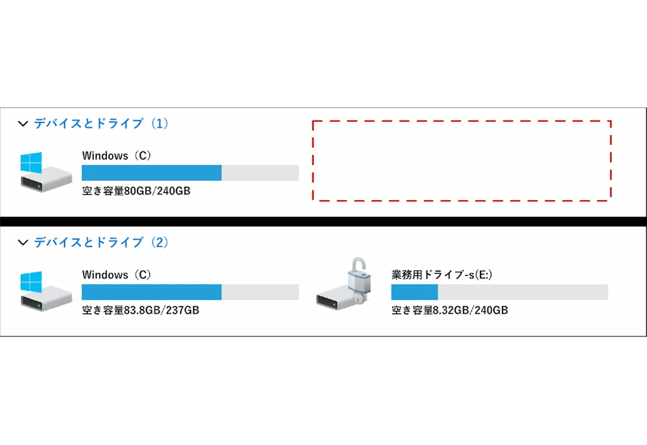 ゴーストストレージ機能